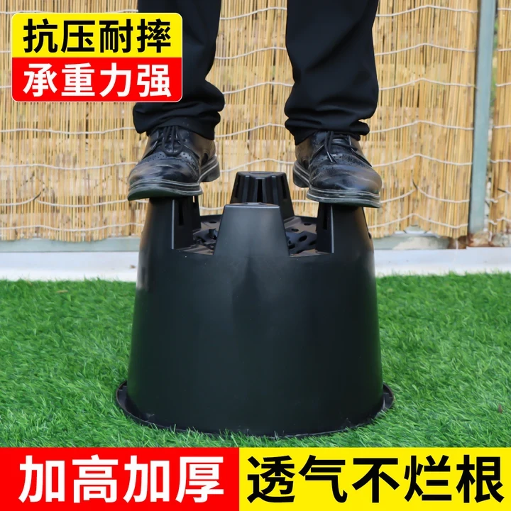 加厚大口径圆形种植专用加高控根透气塑料花盆种植专用青山控根盆