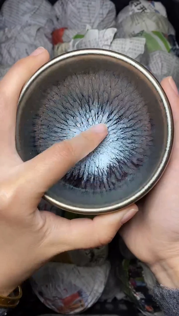 【闪购商品】茶盏百花禅定 盏三疯建盏茶器