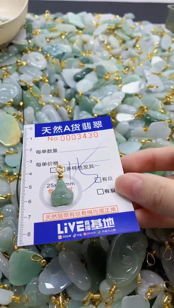 颈饰未镶嵌翡翠天然A货翡翠