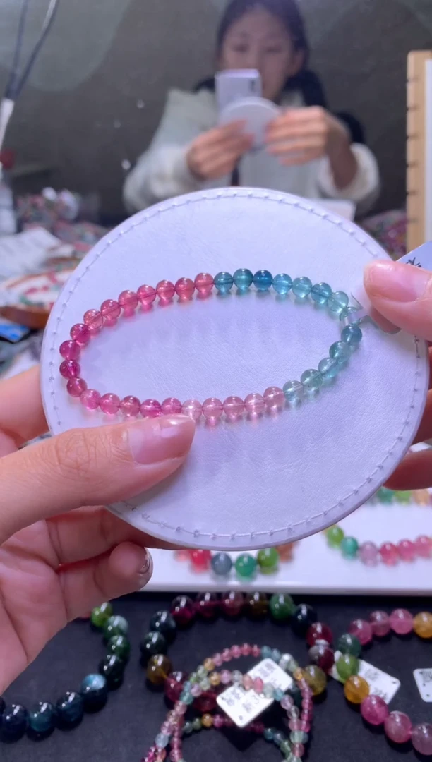 未镶嵌手串碧玺A75【天然碧玺】