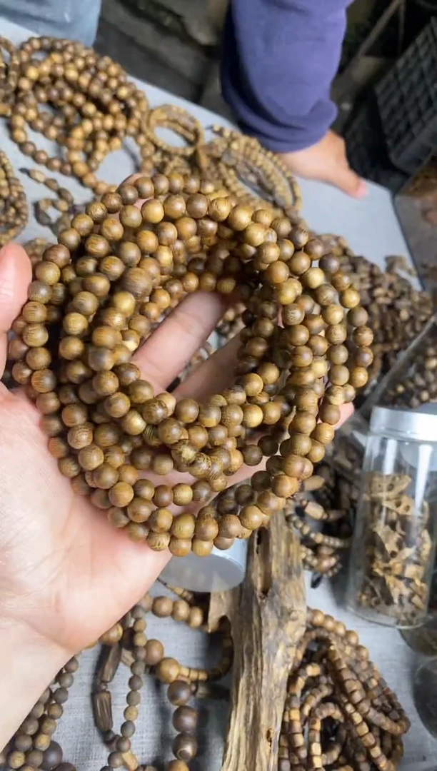 沉香手串千里香老料07圆珠多圈手串16+多样性发一