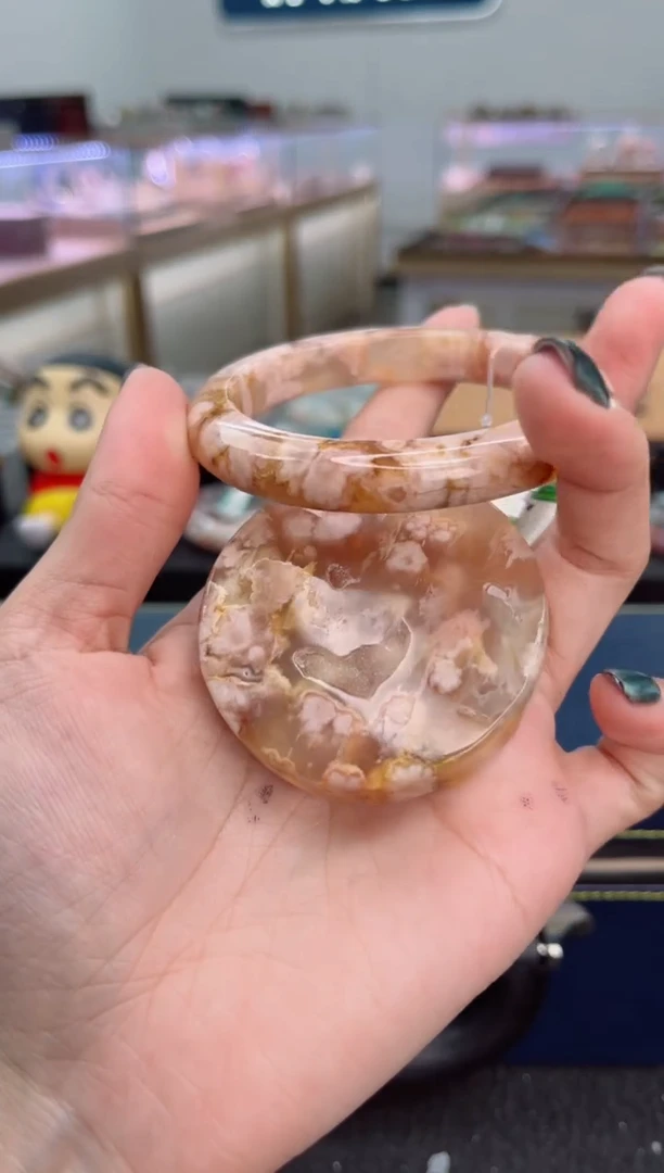 石英质玉手镯未镶嵌56圈口（赠品镯心）6863766