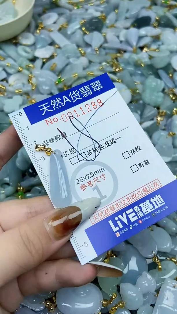 【闪购商品】翡翠颈饰未镶嵌天然A货翡翠
