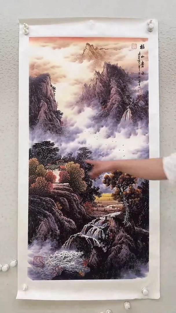油画国画 宣纸 约70-140厘米-22