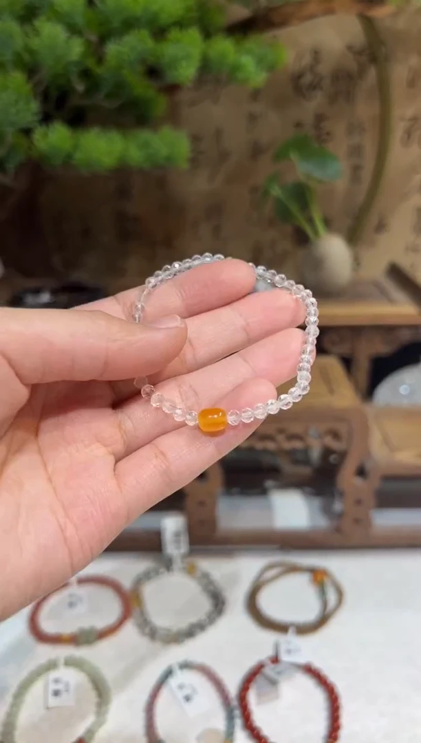 未镶嵌手链水晶手饰@@