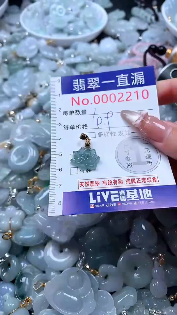 吊坠(不含链)未镶嵌翡翠2210