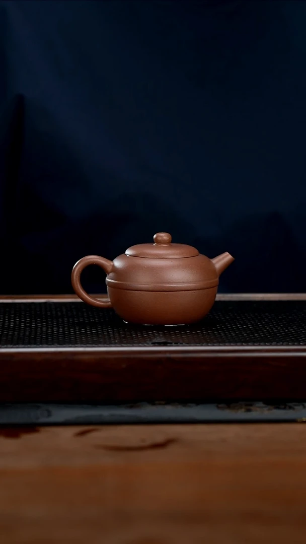 茶壶紫砂180cc黄龙山原矿百年紫泥玉带20