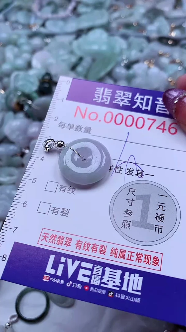 翡翠未镶嵌颈饰746