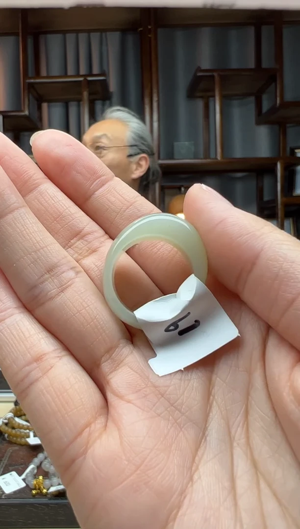 【闪购商品】和田玉颈饰未镶嵌戒圈  内径19