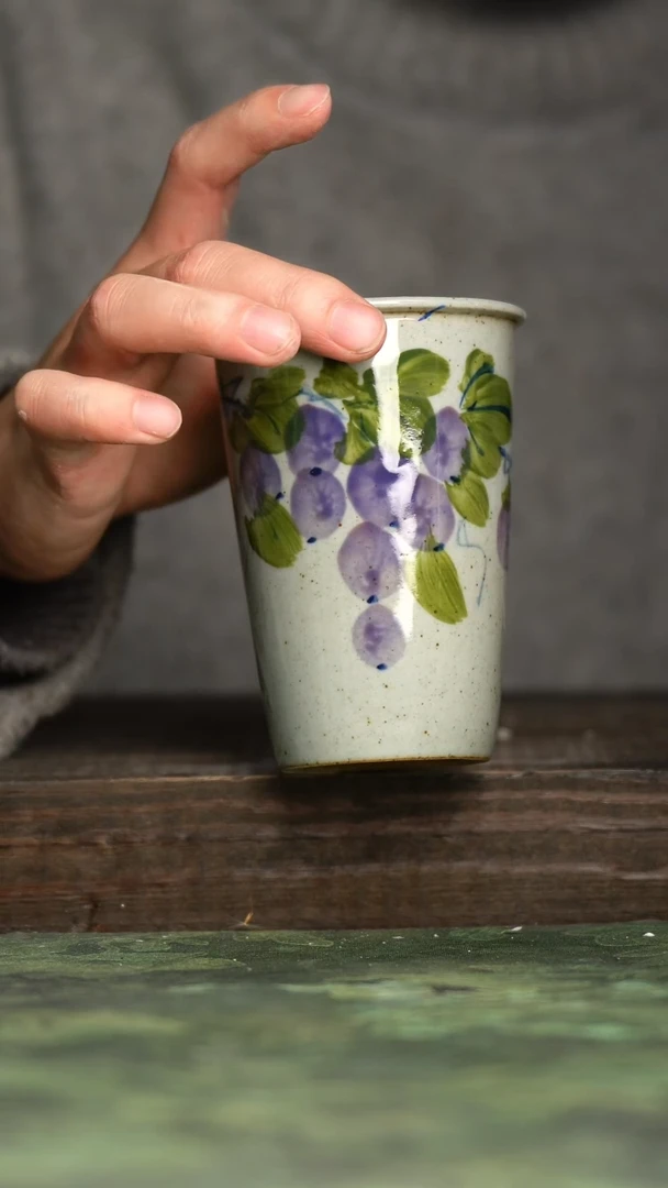 【闪购商品】杯青诗手工手绘瓷器