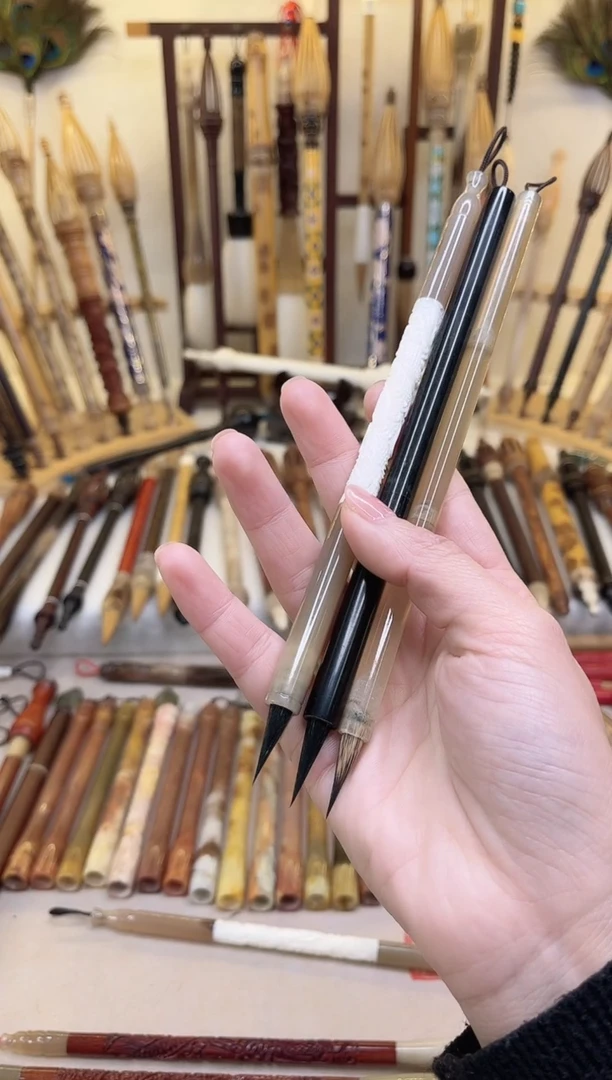 阿*【清水试笔，拒绝蘸墨】墨琳笔庄毛笔3支