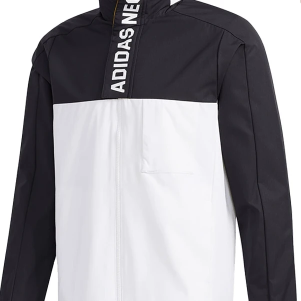 【瑕疵慎拍】Adidas/阿迪达斯夹克外套GL7188-030-XL-领口发黄