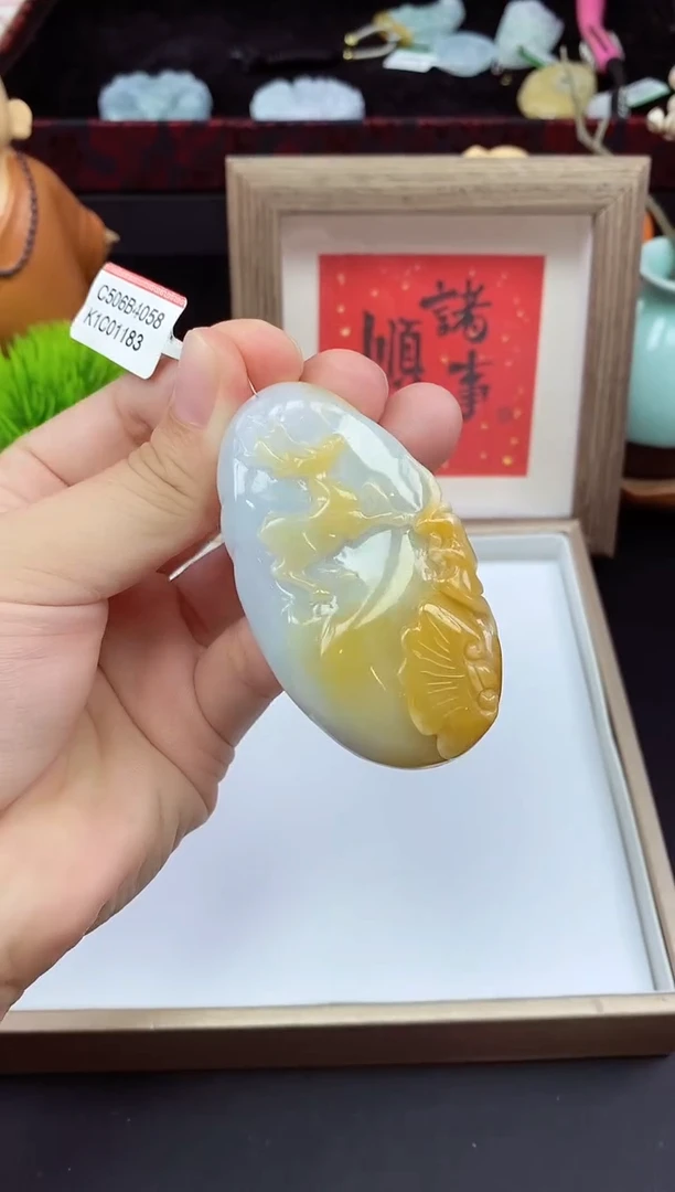 吊坠(不含链)未镶嵌翡翠吊坠@@CMT