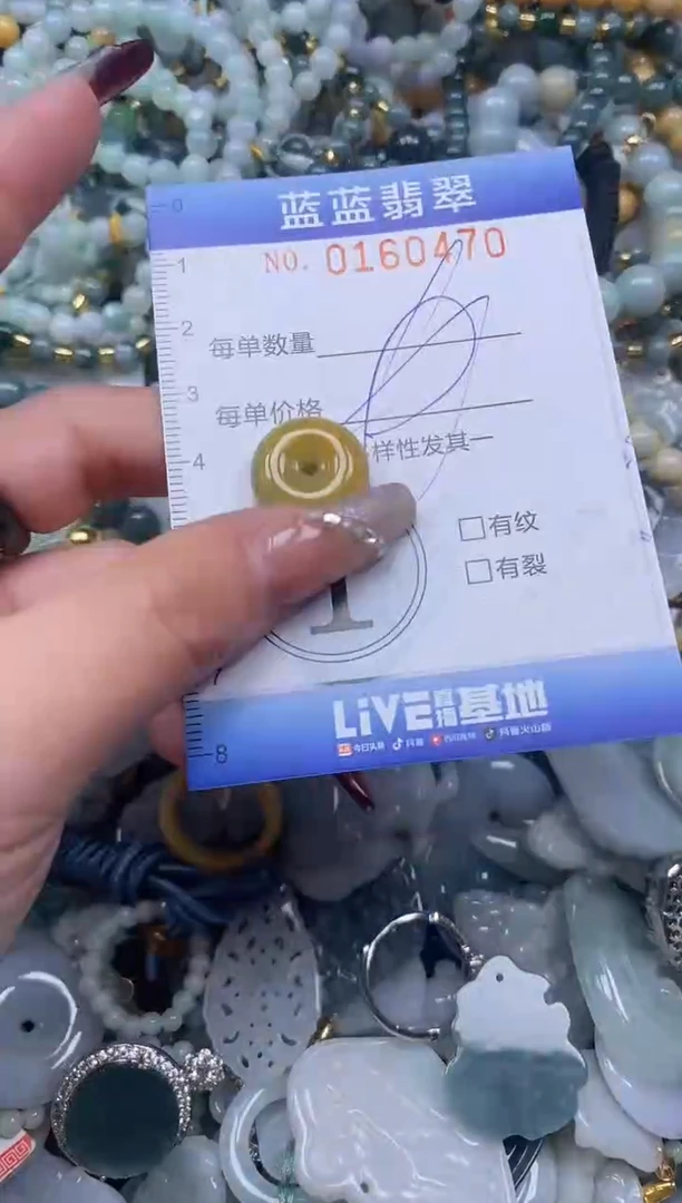 【闪购商品】翡翠颈饰未镶嵌闪购0160470多样性发其一