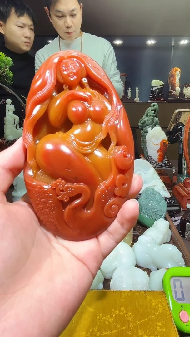 未镶嵌和田玉摆件玉贵人