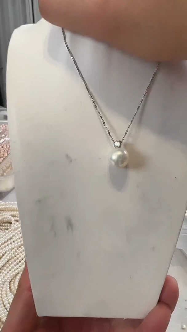 吊坠(赠链)未镶嵌淡水珍珠11-12mm