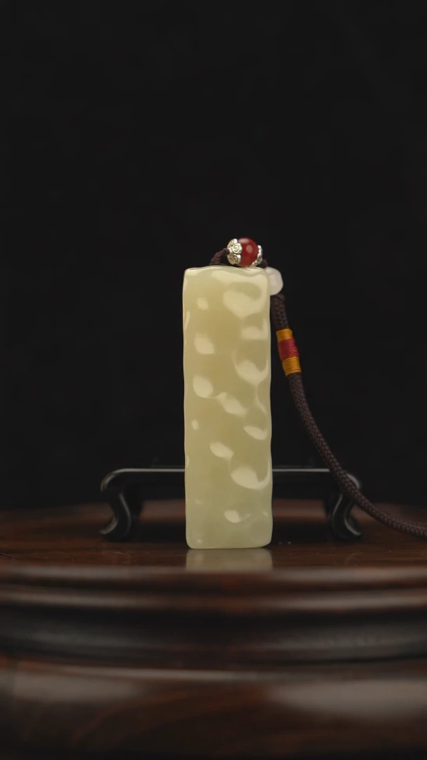 玉【小奶酪】天然玉石手把件