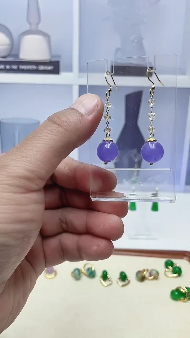 未镶嵌翡翠耳饰28号