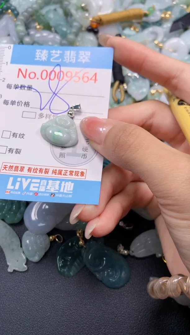 颈饰未镶嵌翡翠9564