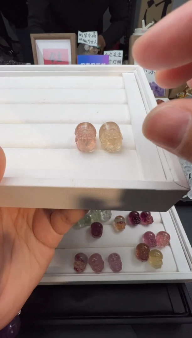 【闪购商品】萤石颈饰未镶嵌38a多样性发其一/3.6/1个