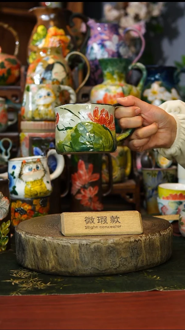 陶瓷30景德镇手工手绘釉下彩