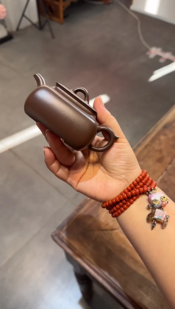 茶壶紫砂时***者长四方 紫砂壶