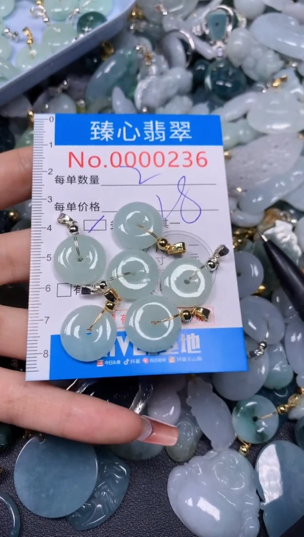 【闪购商品】翡翠颈饰未镶嵌多样性发其一236