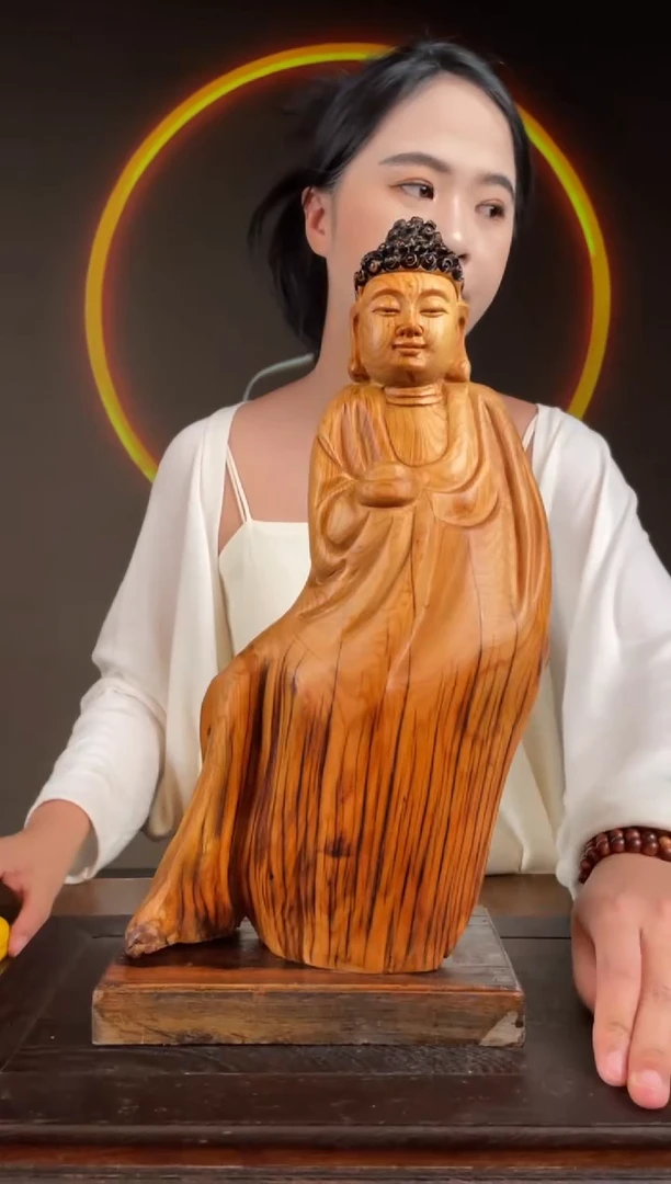 柏木（崖柏）手工摆件,先抢先得! 编号:161