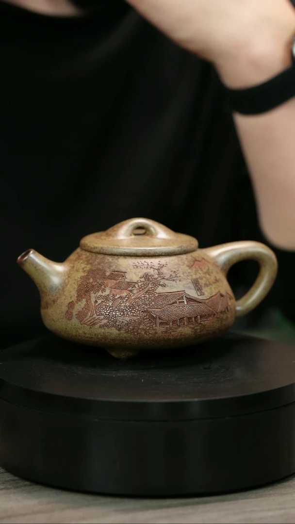 茶壶紫砂杨*1H1918李琴江南景州石瓢