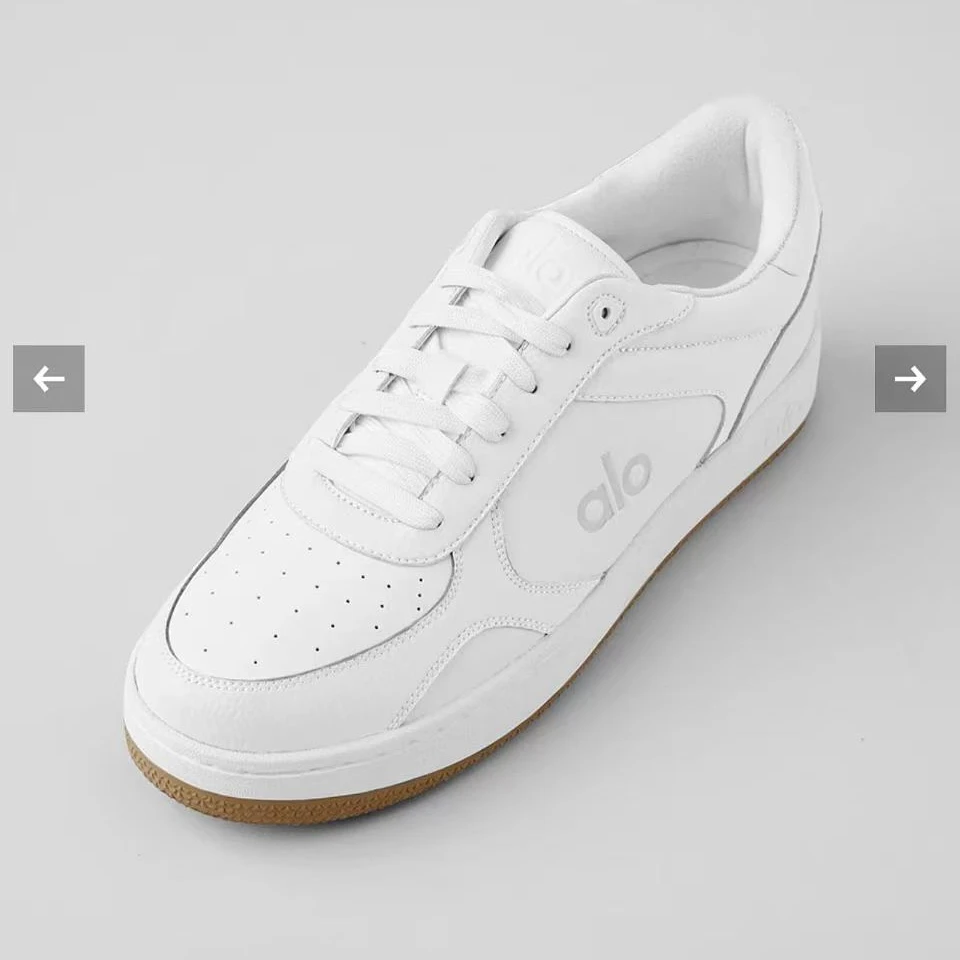 alo 男女同款小白鞋 WW1198
