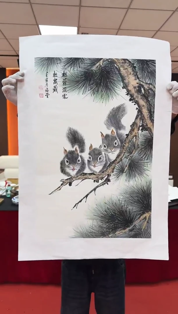 国画湖社画会/谢福堂-12-24-56