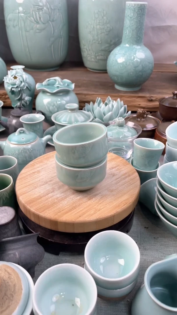 【闪购商品】2个 正品 慧仙青瓷 主人杯