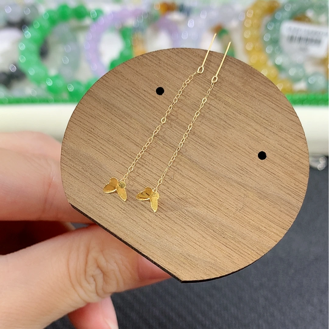 18k金蝴蝶耳饰3466-多样性发其一