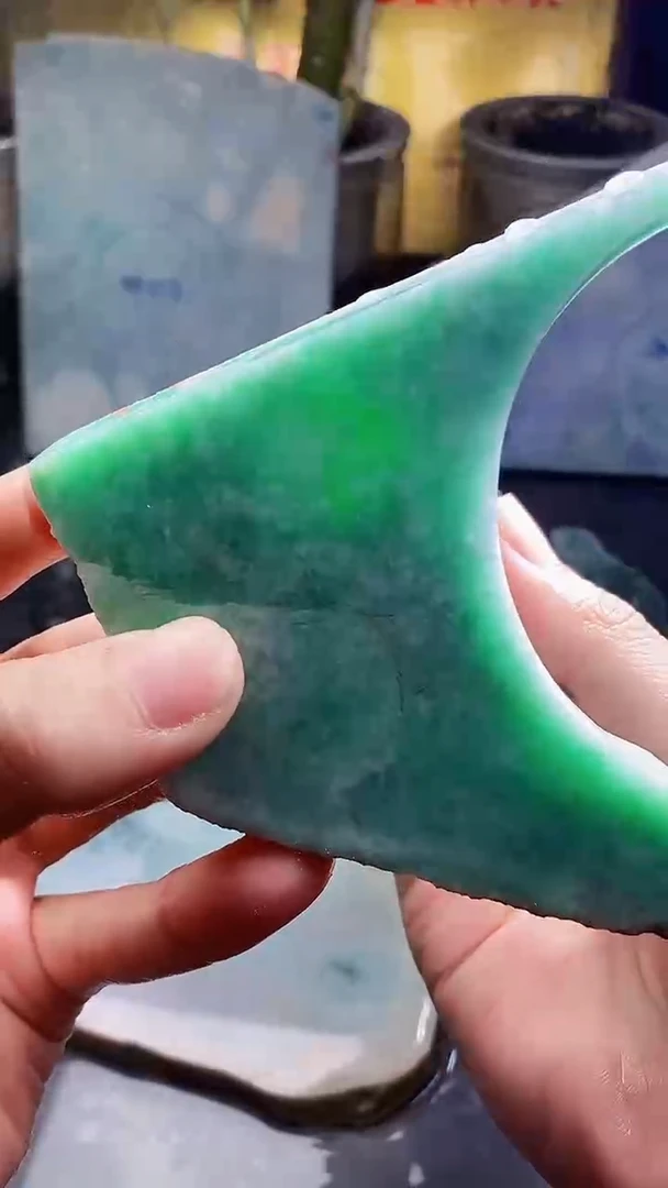 未镶嵌挂件翡翠小雨14