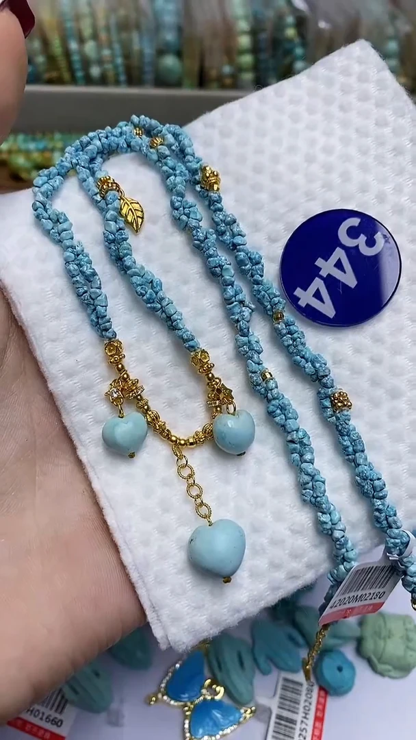 【闪购商品】绿松石项链未镶嵌344