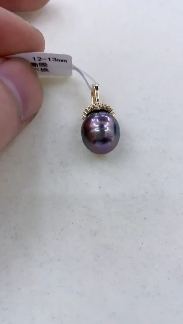 银S925镶嵌颈饰海水珍珠