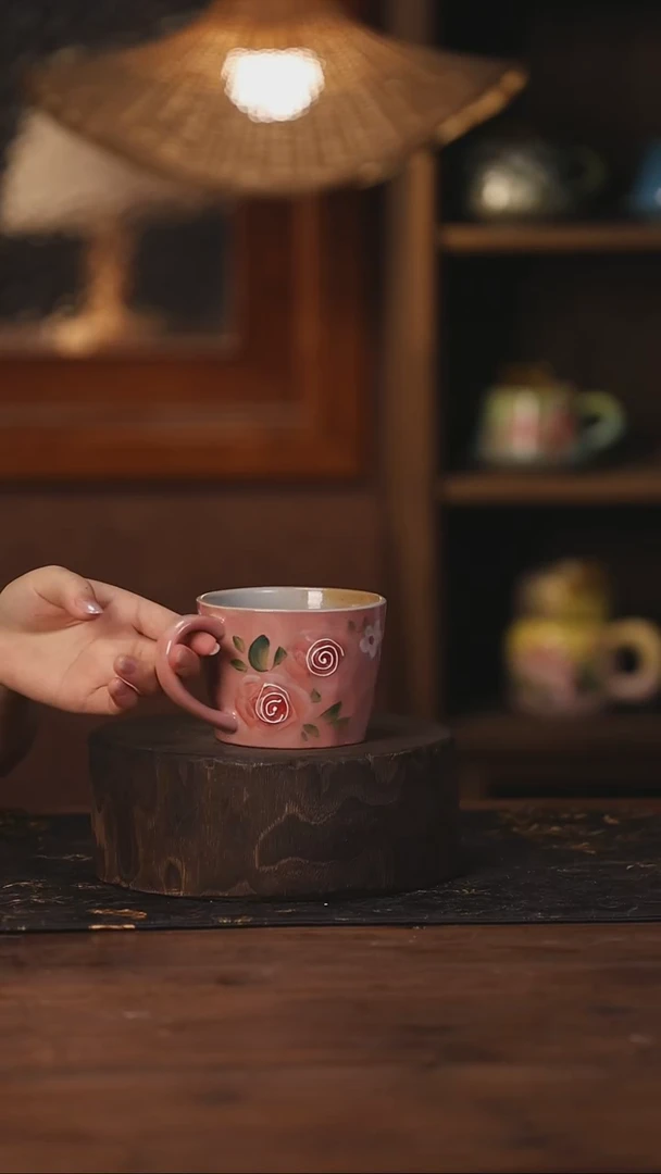 陶瓷景德镇高温釉下手绘陶瓷407