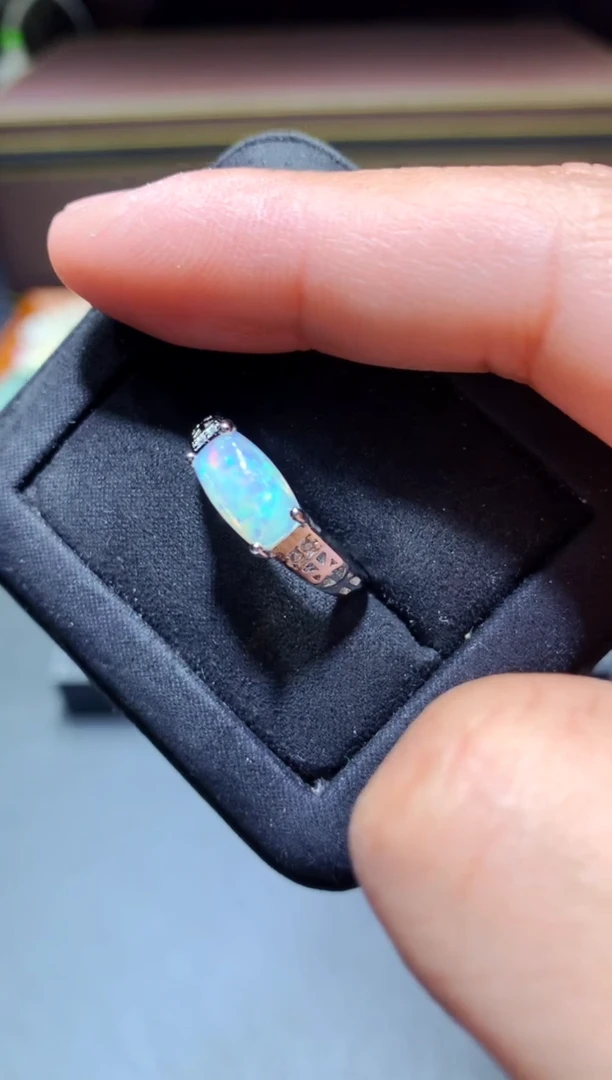 【闪购商品】欧泊戒指未镶嵌H13【多样性发其一】