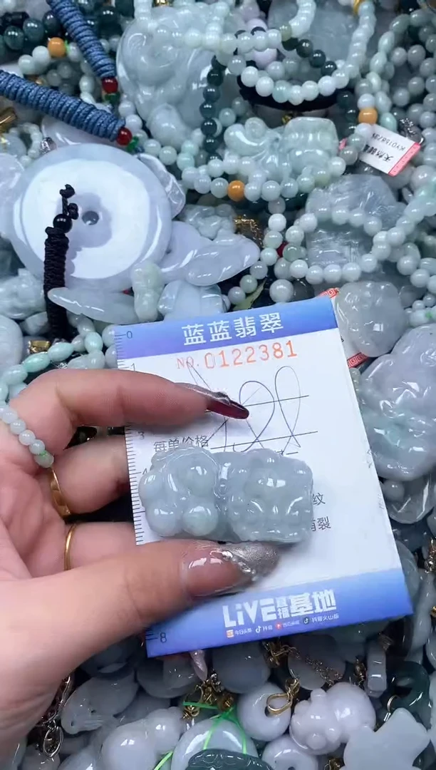 【闪购商品】翡翠颈饰未镶嵌闪购0122381多样性发其一