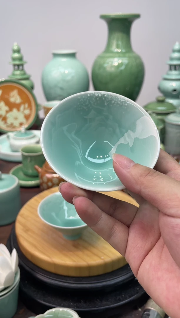 特价福利 微瑕 慧仙青瓷