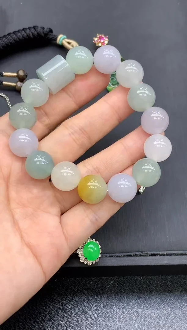 未镶嵌手串翡翠488-中国好珍宝