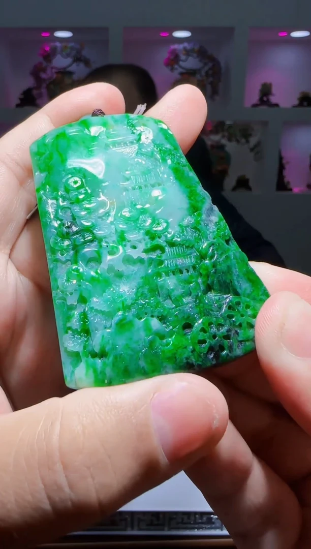 未镶嵌定制翡翠L-QJBD1116076多样性发其一