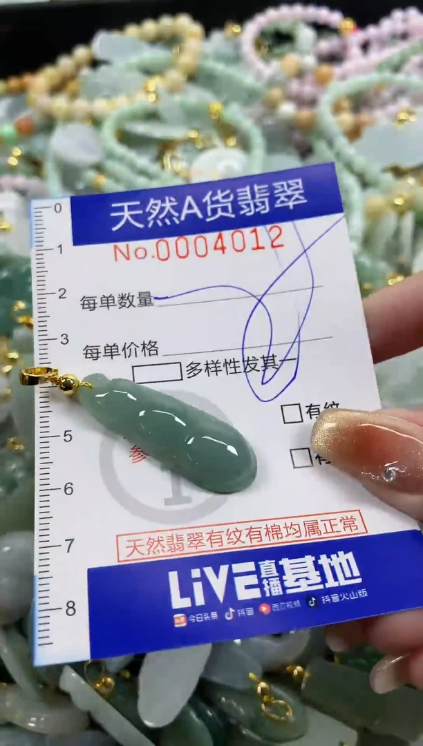 颈饰未镶嵌翡翠天然A货翡翠