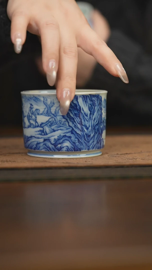 【闪购商品】杯柴窑青花破价福利