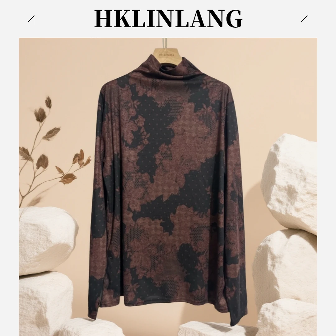 香港LinLang伦哥私定 I 轻奢长袖百搭针织打底衫2825#