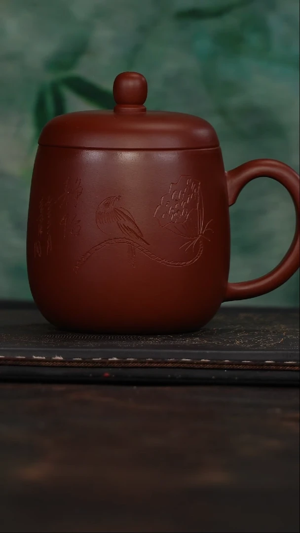 茶杯紫砂福利紫砂静悟盖杯