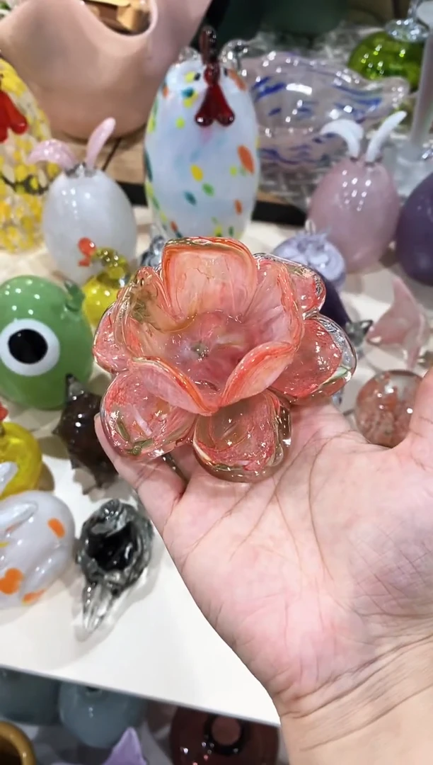 慕忆家手作琉璃花瓶