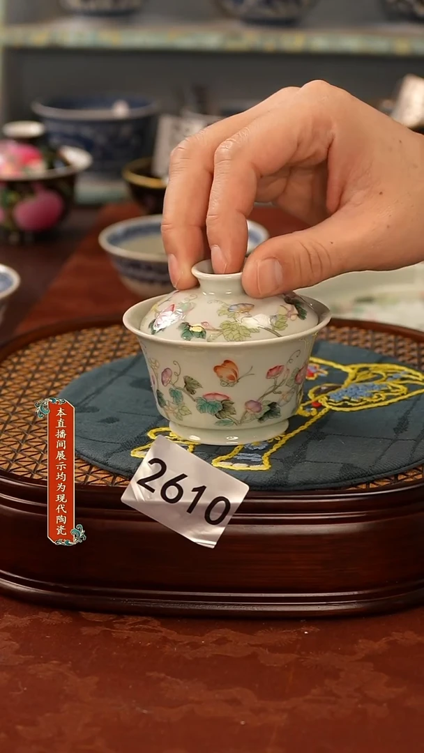 瓷片景德镇手工手绘2610