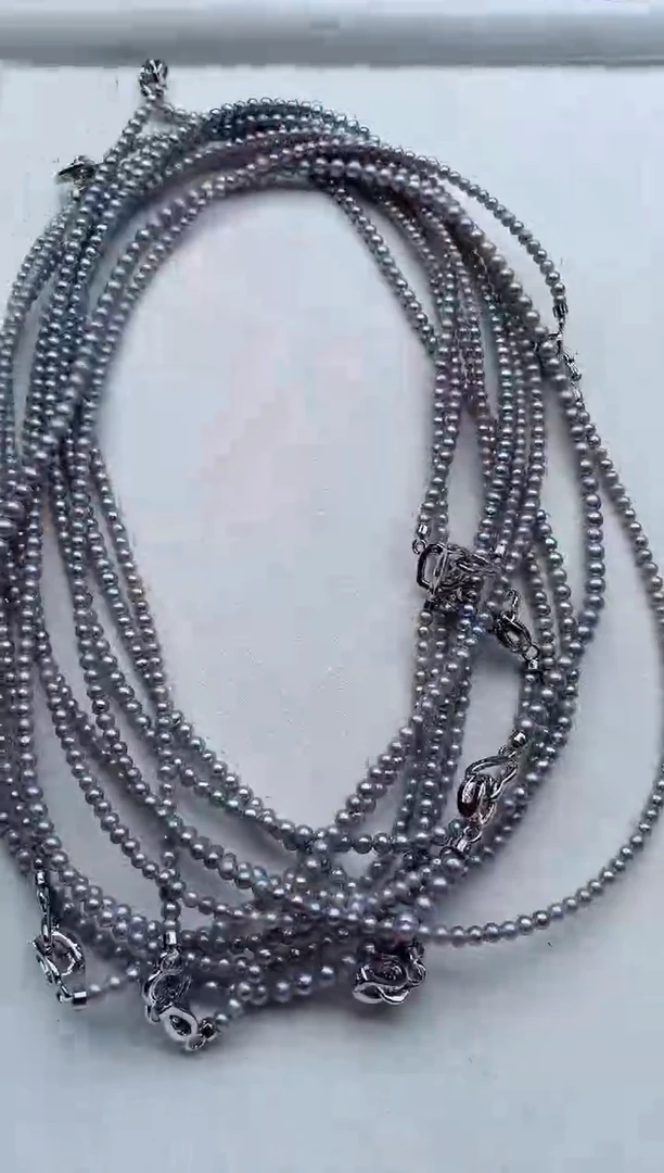 项链合金淡水珍珠多样性发其一，非无暇