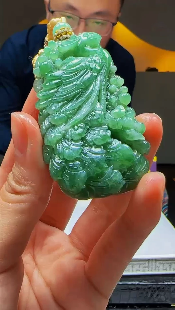 【闪购商品】定制翡翠未镶嵌Q04421翡翠毛货